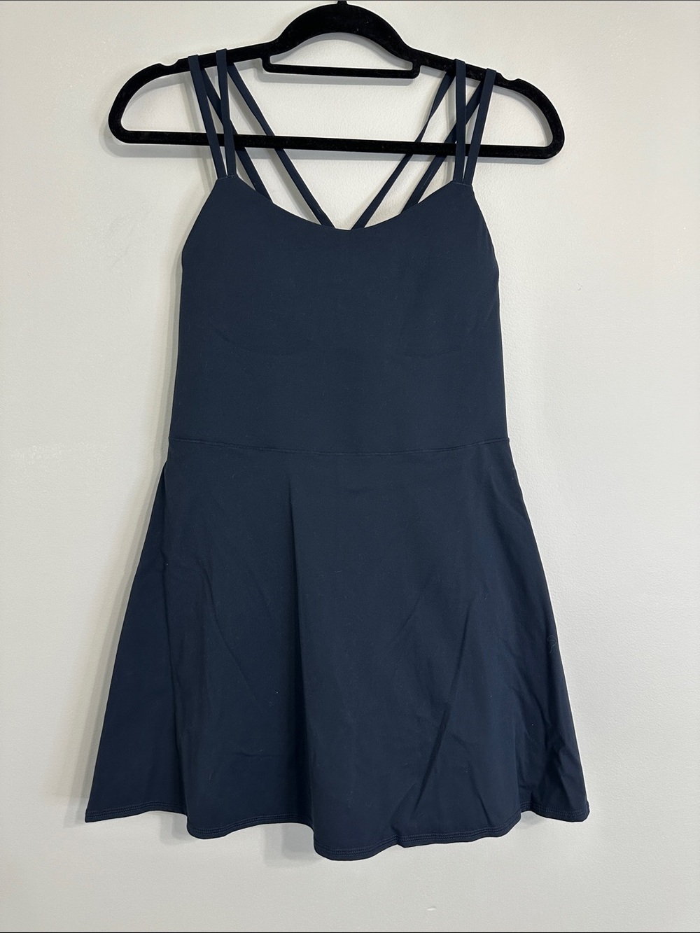 Danskin Navy Strappy A-Line Athletic Dress